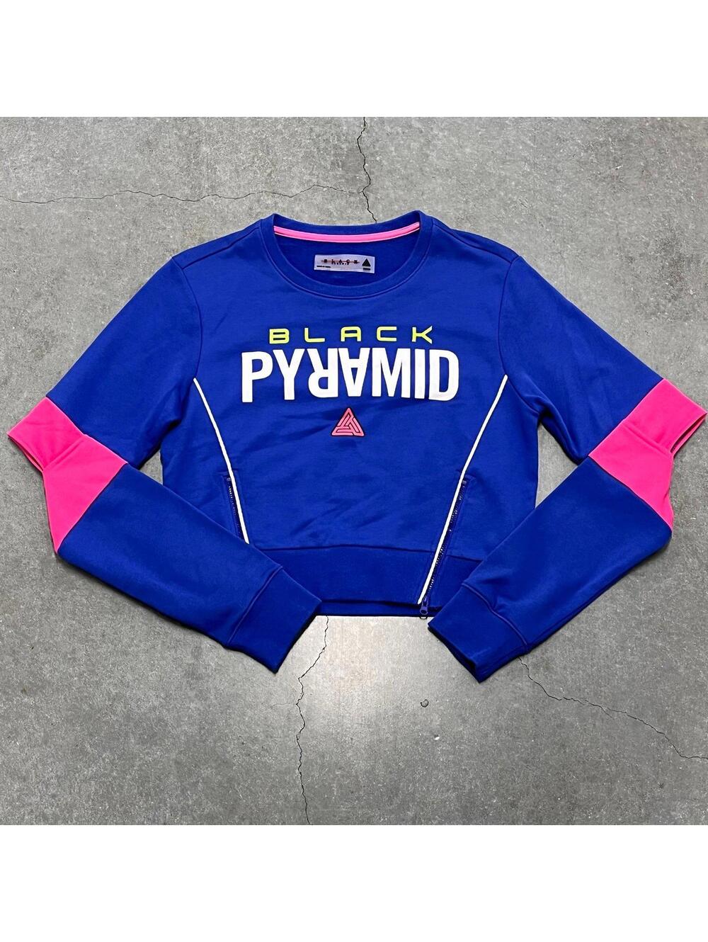 Black Pyramid Neon Split Sweatshirt
